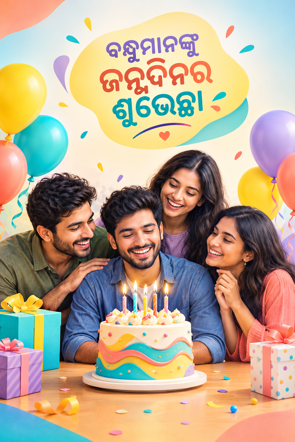 Birthday Wish to Friends